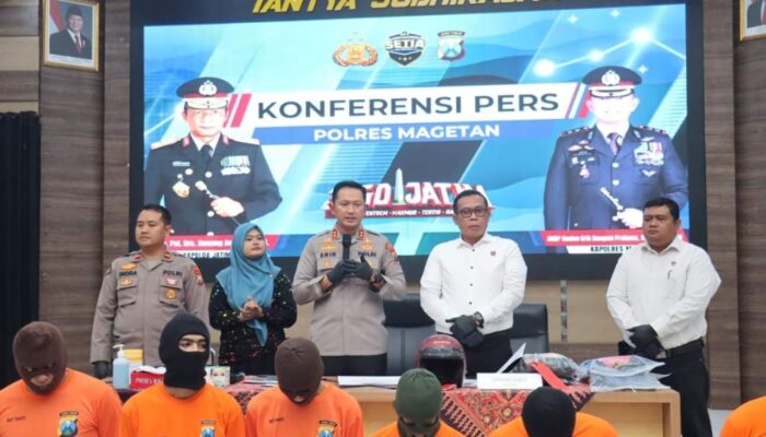 Tim Resmob Polres Magetan Ringkus Pelaku Curas Terhadap Nenek Kurang dari 30 Jam