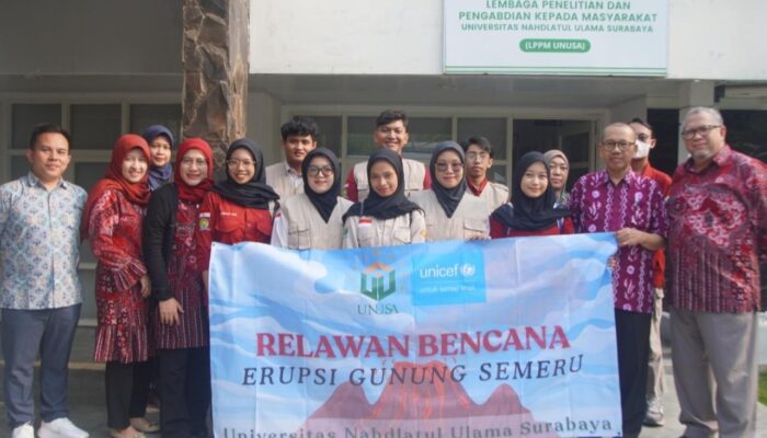 Unusa–UNICEF Kolaborasi Kirim Relawan Bantu Layanan Gizi dan Kesehatan di Semeru