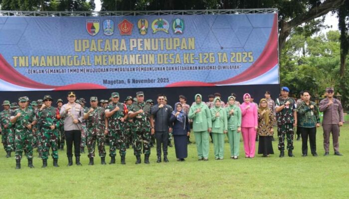 TMMD ke-126 Kodim 0804 Magetan Wujud Sinergi TNI dan Rakyat Resmi Ditutup