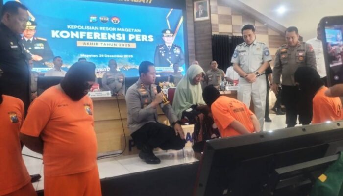 Kapolres Magetan Paparkan Capaian Selama 2025, Angka Kriminalitas Turun Signifikan