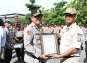 Polres Madiun Kota Beri Penghargaan 27 Personel Berprestasi