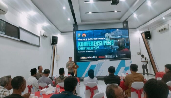 Polres Bojonegoro Rilis Kinerja Selama 2025, Kejahatan Konvensional Naik, Laka Lantas dan PPA Turun