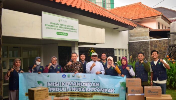 Bersama Kemendikti Saintek, Unusa Kirim Tim Medis Multidisiplin ke Aceh