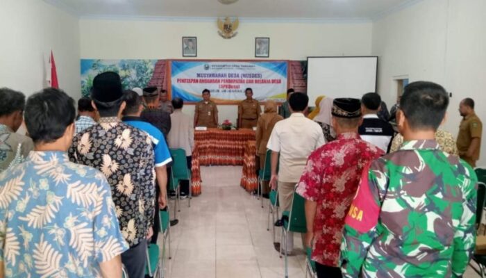 Gelar Musdes, Pemdes Tamanan Tetapkan APBDes 2026