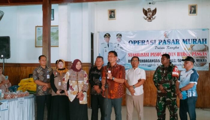 Pemkab Bojonegoro Launching Pasar Murah, Stabilkan Harga Jelang Ramadan