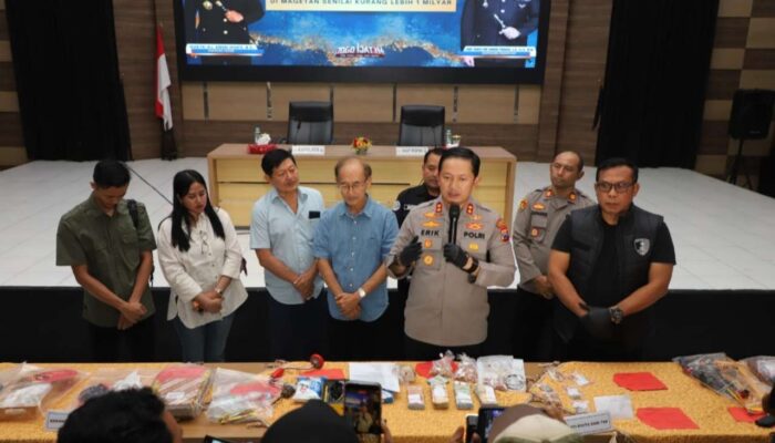5 Pembobol Emas Seharga Rp1 Miliar Ini Dibekuk Polres Magetan