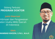 Legislator DPR RI, Gus Khozin Raih Gelar Doktor Unej dengan Riset BUMD