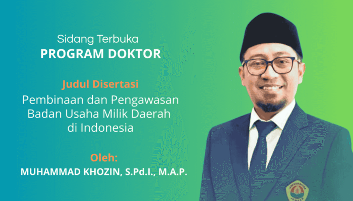 Legislator DPR RI, Gus Khozin Raih Gelar Doktor Unej dengan Riset BUMD