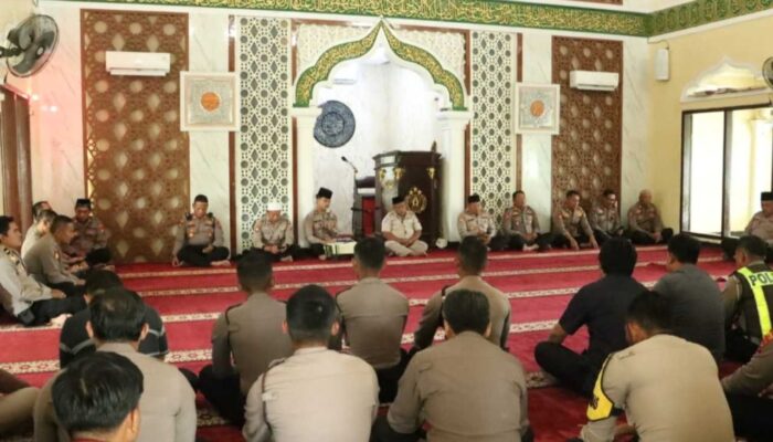 Polres Bangkalan Gelar Binrohtal di Hari Pertama Puasa Ramadan 1447 H