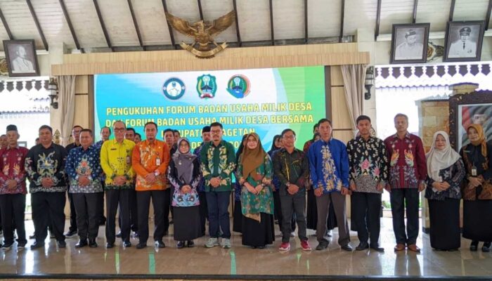 Bupati dan Ketua DPRD Komitmen Perkuat 207 BUMDes se Magetan Maju Bersama