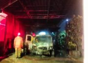 Diduga Korslet Genset 3 Ranmor Terpanggang di Garasi Rumah