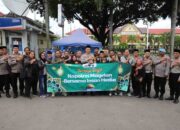 Kapolres Magetan Bagi Takjil dan Buka Bersama Insan Media
