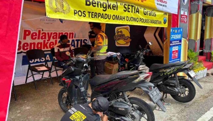 Bengkel Gratis SETIA Hadir di Pos Pam Omah Jowo Sarangan, Siap Bantu Masyarakat