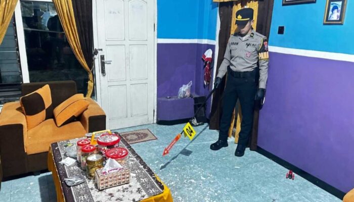 Blaar ! Rumah Ketua BPD di Lumajang Dibondet, Ledakan Dini Hari Bikin Warga Panik