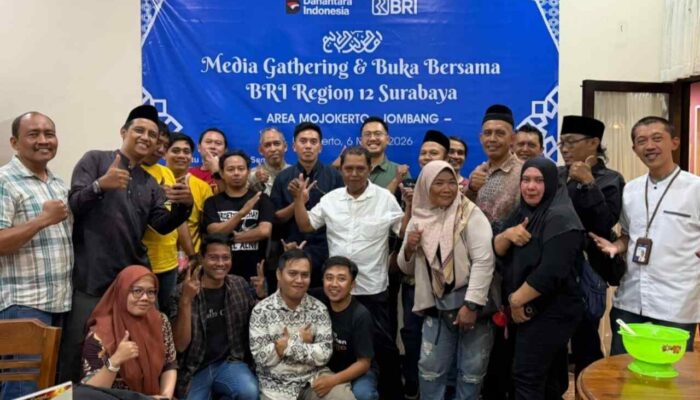 Ramadan Jadi Momentum BRI Surabaya Pererat Kemitraan dengan Awak Media di Mojokerto