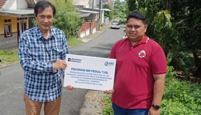 Dongkrak Ekonomi, BRI Jombang Permak Mulus Jalan ke Agrowisata Gondangmanis