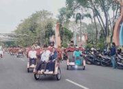 Pemkab Bojonegoro Serahkan Bantuan Presiden RI 200 Becak Listrik