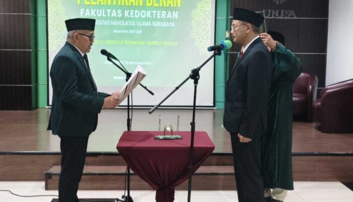 Profesor Budi Santoso Resmi Pimpin FK UNUSA, Siapkan Strategi Tingkatkan Kualitas Pendidikan Dokter