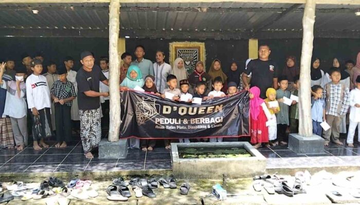 D’Queen KTV Resto dan LSM Garuda Hitam Santuni 250 Anak Yatim dan Difabel