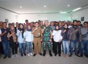 Kodim 0804 Magetan Perkuat Kolaborasi Dengan Media Dukung Pembangunan