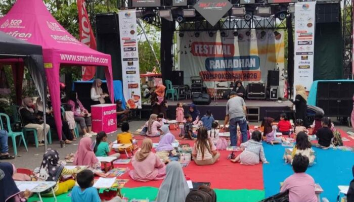 Griya Agung Berdaya Gelar Lomba Mewarnai Anak di Fesratom 2026