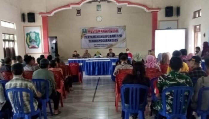 Pemdes Pingkuk Gelar Musdes, Laporan Kinerja dan Anggaran 2025 Disampaikan Terbuka