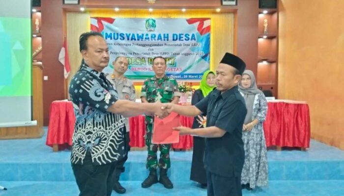Transparansi Anggaran, Desa Duwet Paparkan LKPJ dan LPPD 2025 dalam Musdes
