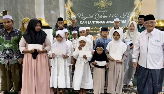 MWCNU Asemrowo Hidupkan Ramadan Lewat Safari Dakwah dan Santunan Yatim