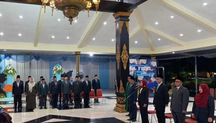 Bupati Jombang Lantik 5 Kepala Dinas Hasil Selter JPTP, Tekankan Profesionalisme dan Integritas
