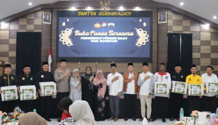 Polres Magetan Gelar Buka Puasa Bersama 18 Pimpinan Perguruan Silat