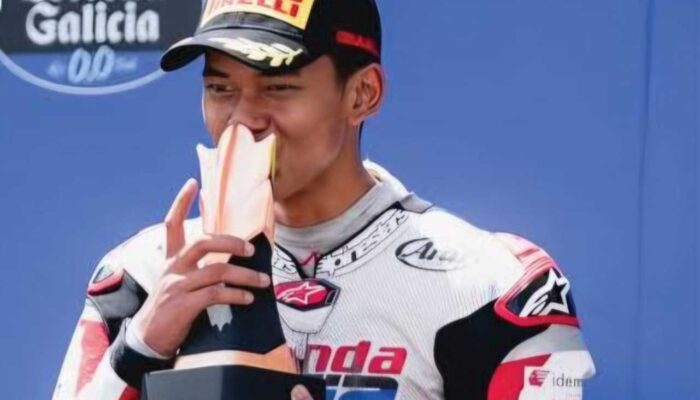 Naik Podium di Brasil, Veda Dapat Saweran Mobil dari Haji Putra