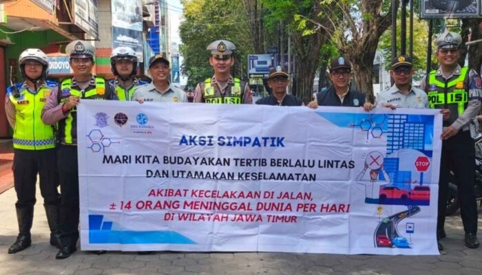 Satlantas Polres Tulungagung Bersama Bapenda Gelar Operasi “Simpatik” Secara Humanis
