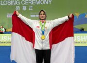 Auna, Pelajar SMA Khadijah, Sabet Emas World Junior Wushu Championship 2026