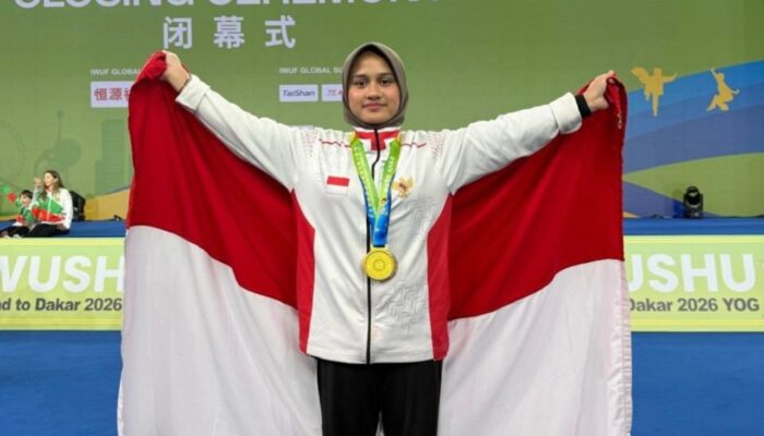 Auna, Pelajar SMA Khadijah, Sabet Emas World Junior Wushu Championship 2026