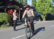 Polisi Sehat, Lingkungan Hebat! Kapolres Magetan Contohkan Bike to Work