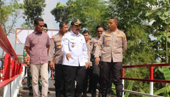 Jembatan Penghubung Antar-Dusun di Kandangan Kinu Mulus Kembali