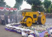 Peredaran Rokile di Kediri Masih Marak, Pemkab Musnahkan Ribuan Batang