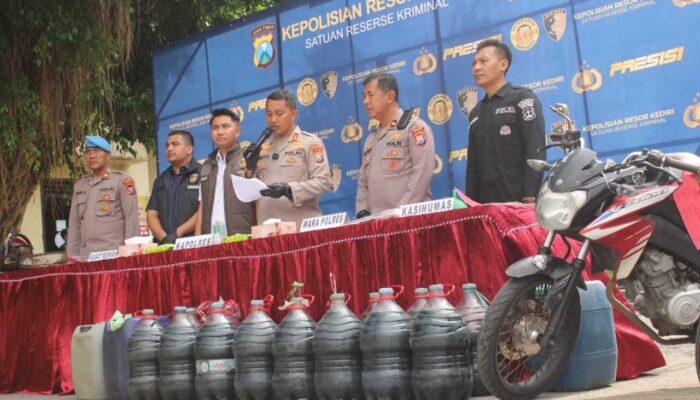 Dalam Sepekan, Polres Kediri Sikat Tiga Kejahatan Berbeda: Dari Jalanan, SPBU, hingga Kawasan Hutan