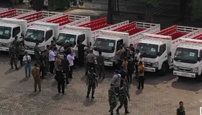 Wabup Nganjuk, Serahkan Kendaraan Bagi 21 KDKMP di 16 kecamatan