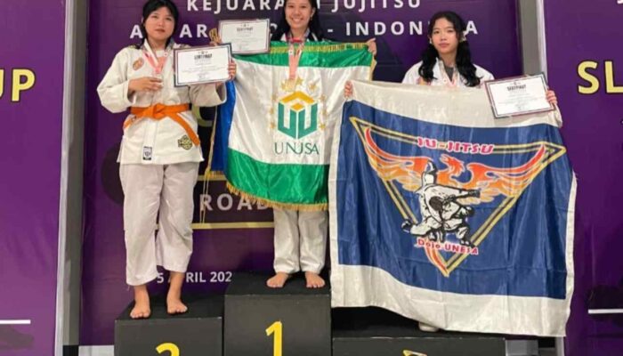 Dua Mahasiswi Unusa Ukir Prestasi di Kejuaraan Jujitsu Nasional 2026