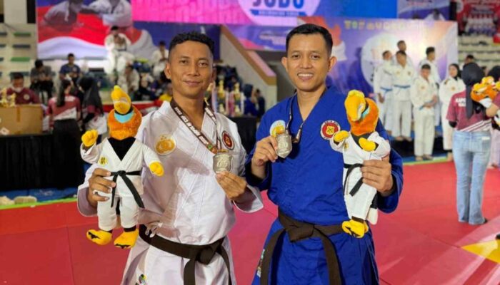 Mantap! 2 Personel Polres Ngawi, Raih Juara II Kata Beregu Bela Diri Polri Kapolri Cup 2026