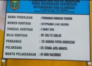Proyek Perbaikan Stadion Kota Madiun Tuai Sorotan LSM Pakem