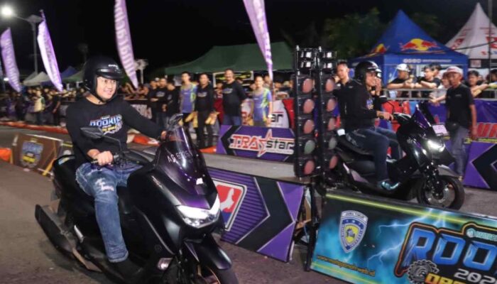 Semarak Hari Bhayangkara ke-80, Polres Magetan Gelar BR Dragbike 2026
