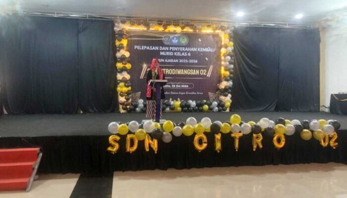 Haru dan Penuh Makna, SDN Citrodiwangsan 02 Lumajang Lepas Siswa Kelas VI