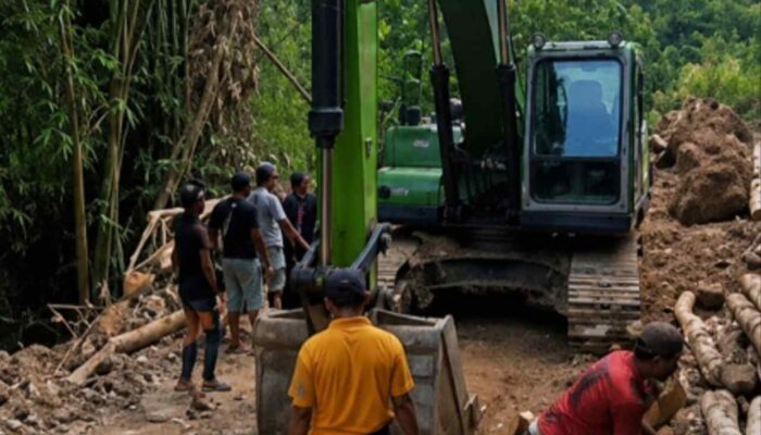 Warga Sayutan Datangi Tambang Galian C, Ultimatum Alat Berat Harus Angkat Kaki