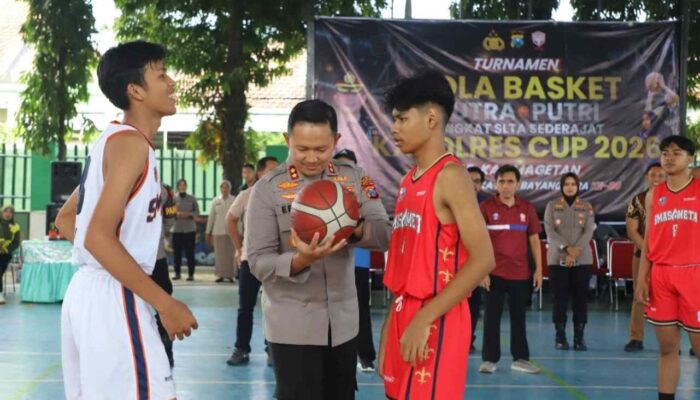 SMADA dan SMANTI Juara, Final Basket Kapolres Cup 2026 Magetan Berlangsung Sengit