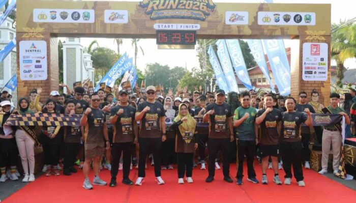Bhayangkara Run 2026 Magetan Diikuti 1800 Pelari, Polri Dukung UMKM Lokal