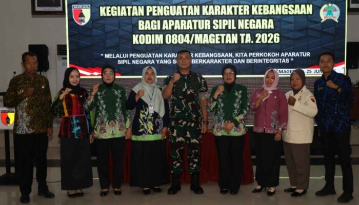 Kodim 0804 Magetan Perkuat Karakter Kebangsaan ASN