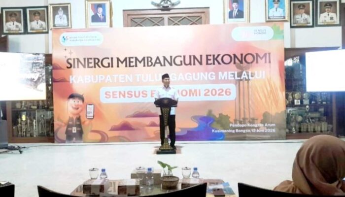 Plt Bupati Tulungagung Resmi Buka dan Pelepasan Sensus Ekonomi 2026 di Pendapa