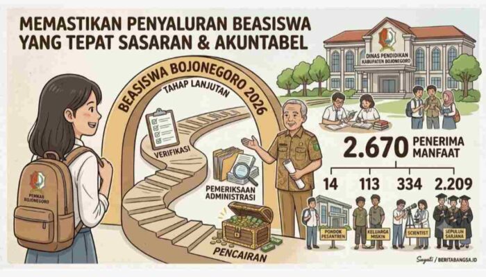 Pastikan Tepat Sasaran, Pemkab Bojonegoro Matangkan Administrasi Akhir Beasiswa Kuliah